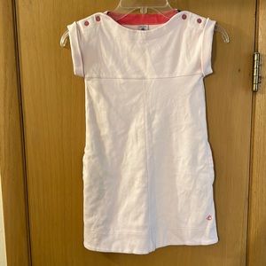 Petit Bateau Kids Girls Cotton Short Sleeve Dress Pink Size 8/128